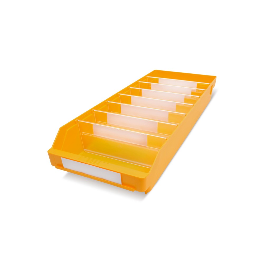 Produktabbildung Nr. 1: STEMO Regalkästen mit Sichtöffnung, BxT 240 x 600 mm, gelb