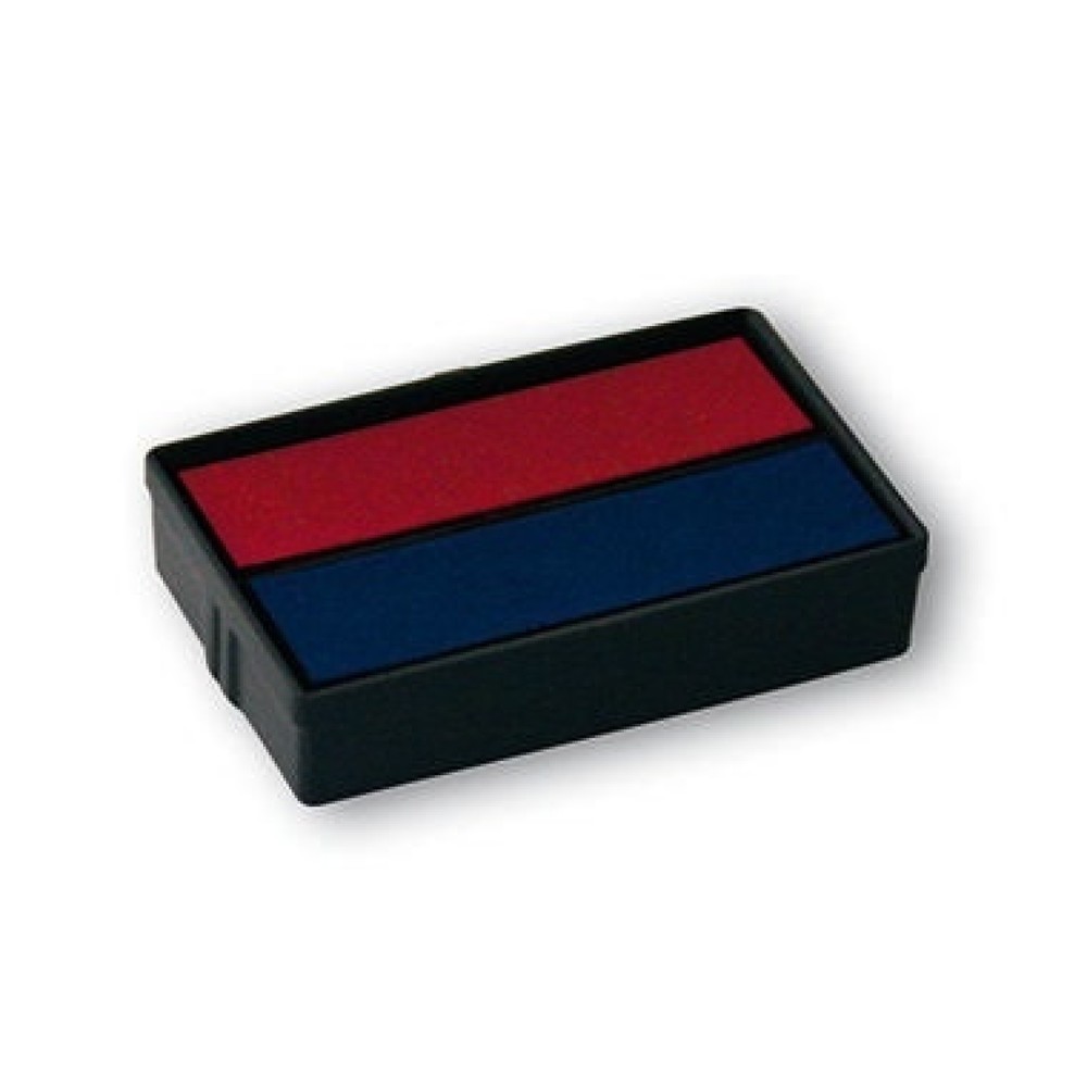 COLOP Ersatzstempelkissen E10/2 für S160 rot/blau PA=2St Produktabbildung: COLOP Ersatzstempelkissen E10/2 für S160 rot/blau PA=2St