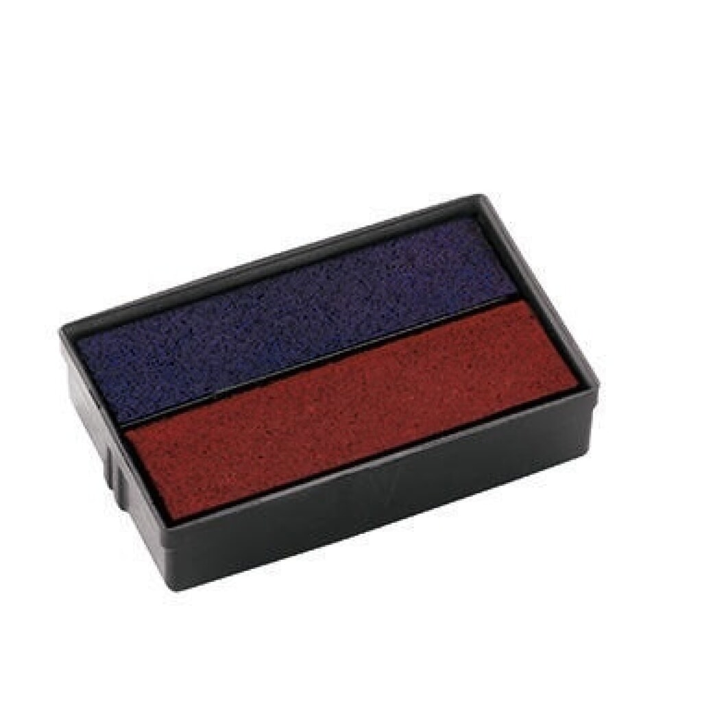 COLOP Stempelkissen E/10/2 107123 blau/rot Produktabbildung: COLOP Stempelkissen E/10/2 107123 blau/rot