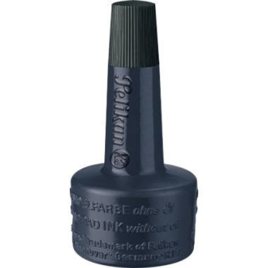 Pelikan Stempelfarbe 4K 351197 ohne Öl 28ml schwarz Produktabbildung: Pelikan Stempelfarbe 4K 351197 ohne Öl 28ml schwarz