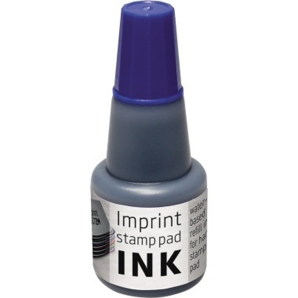 Stempelkissenfarbe Imprint 143657 24ML blau Produktabbildung: Stempelkissenfarbe Imprint 143657 24ML blau