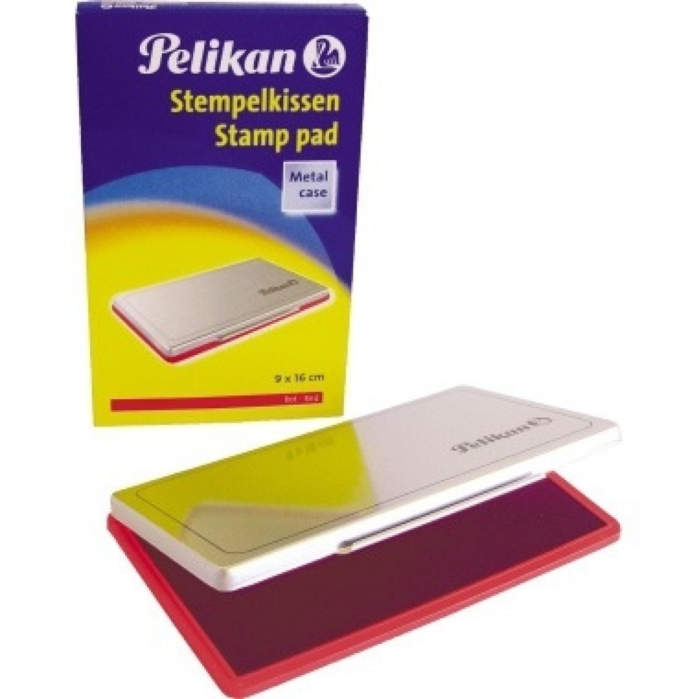 Produktabbildung Nr. 1: Pelikan Stempelkissen 1 331132 getränkt ohne Öl 9x16cm rot