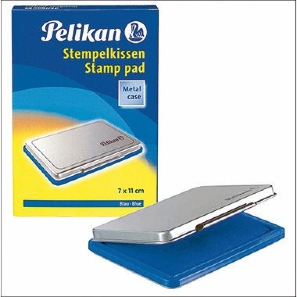 Produktabbildung Nr. 1: Pelikan Stempelkissen 331165 Gr.3 5x7cm Metallic-Gehäuse blau
