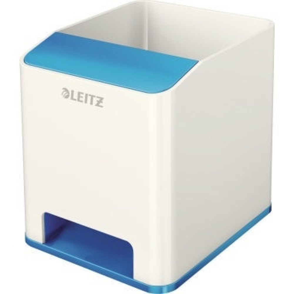 Produktabbildung: Leitz Stifteköcher WOW 53631036 weiß/blau