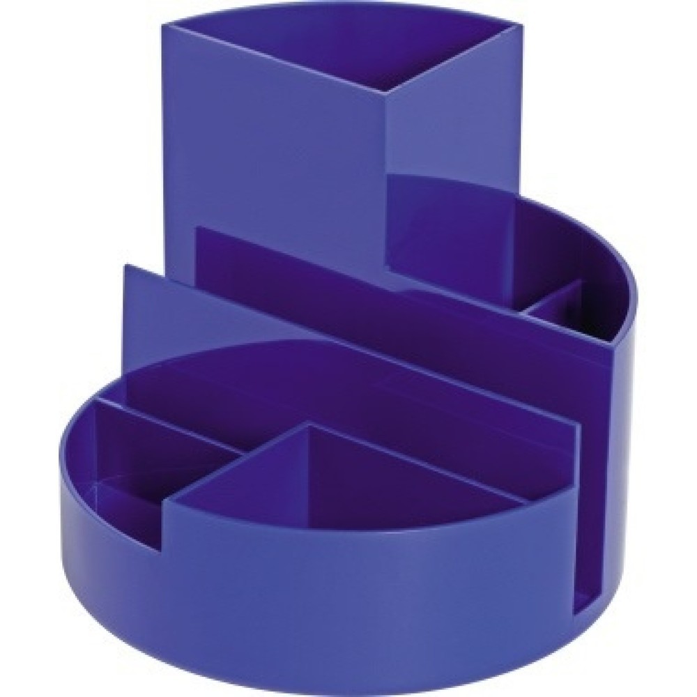 Produktabbildung: MAUL Stifteköcher 4117637 rund 6Fächer Kunststoff blau