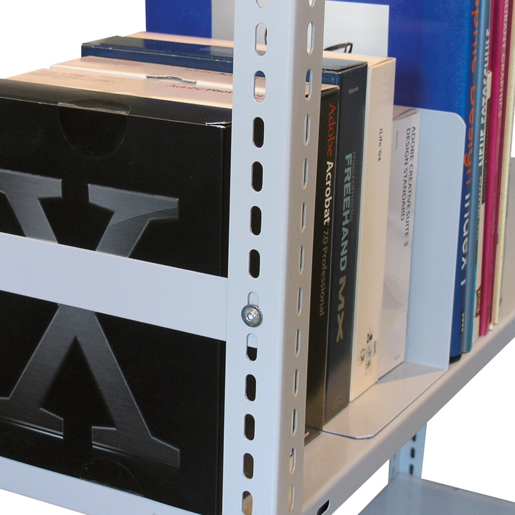 Stirnwandbegrenzung für SCHULTE Aktenregal (Stecksystem), Länge 300 mm Produktabbildung: Stirnwandbegrenzung für SCHULTE Aktenregal (Stecksystem), Länge 300 mm