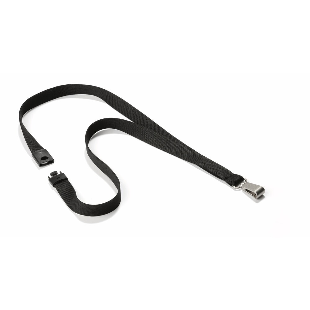 Product afbeelding: Textielband DURABLE Soft voor pashouder, zwart