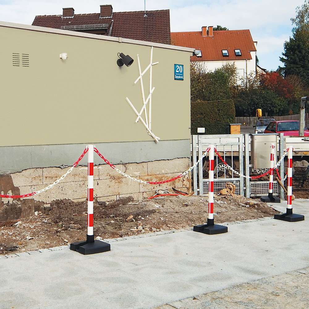 Zdjęcie produktu nr 2: Stojak do łańcucha ze składaną podstawą, żółty/czarny