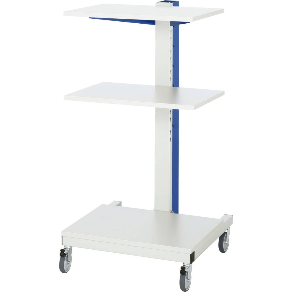 Číslo obrázku produktu 1: Stojan pro počítač RAU, V×Š×H 1230 × 650 × 650 mm, sada koleček