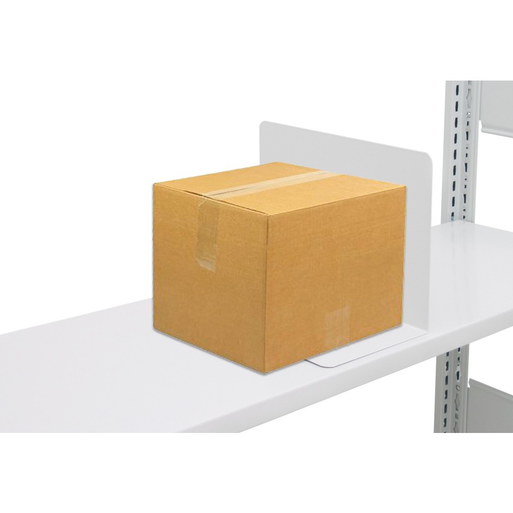 Číslo obrázku produktu 2: Stojánek na knihy pro policový regál SCHULTE, světle šedá, VxŠ 200 x 300 mm
