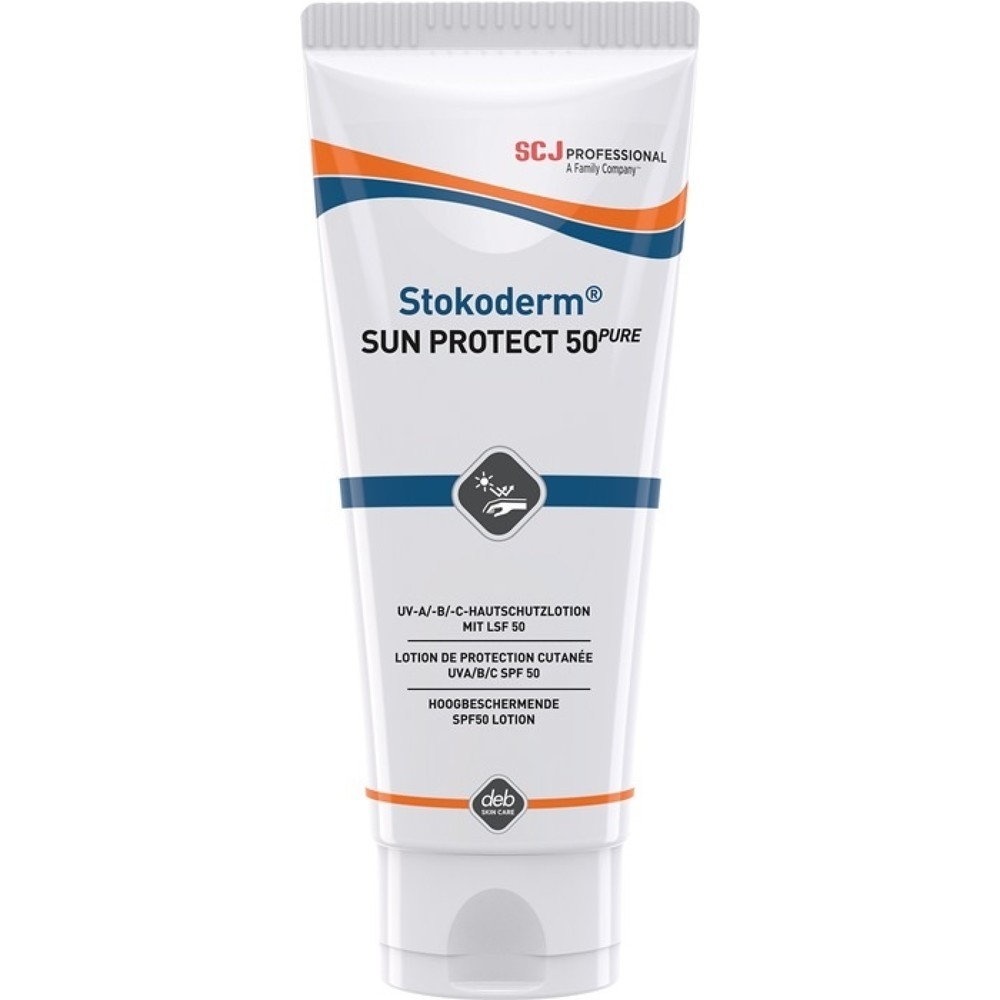 Produktabbildung: STOKO UV-Hautschutzcreme Stokoderm® Sun Protect 50 PURE, 100 ml, unparfümiert