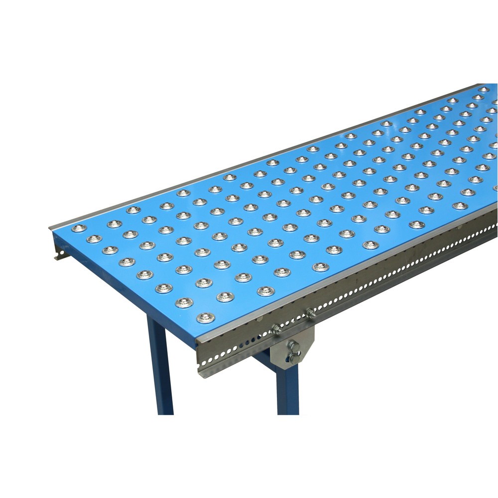 Zdjęcie produktu nr 1: BLUME stół z rolkami kulkowymi, Profil U, Ø 22 mm, dł. x szer. 1000 x 500 mm, podziałka 100 mm