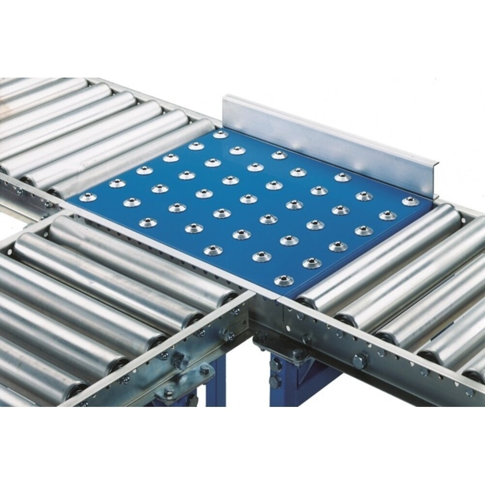 Zdjęcie produktu nr 2: BLUME stół z rolkami kulkowymi, Profil U, Ø 22 mm, dł. x szer. 1000 x 500 mm, podziałka 100 mm