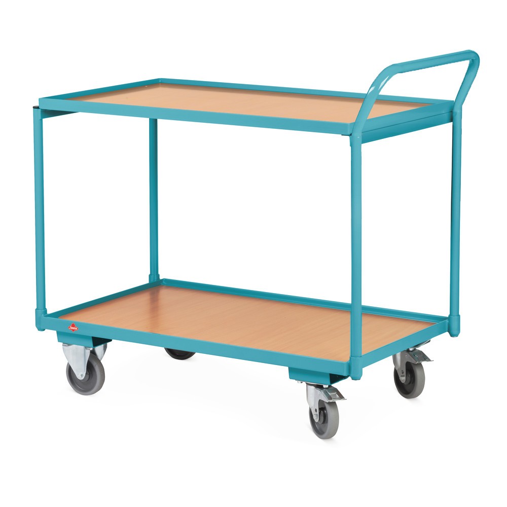 Číslo obrázka výrobku 3: Stolový vozík Ameise®, výškovo prestaviteľný oblúk, 2 etáže à 850 x 500 mm