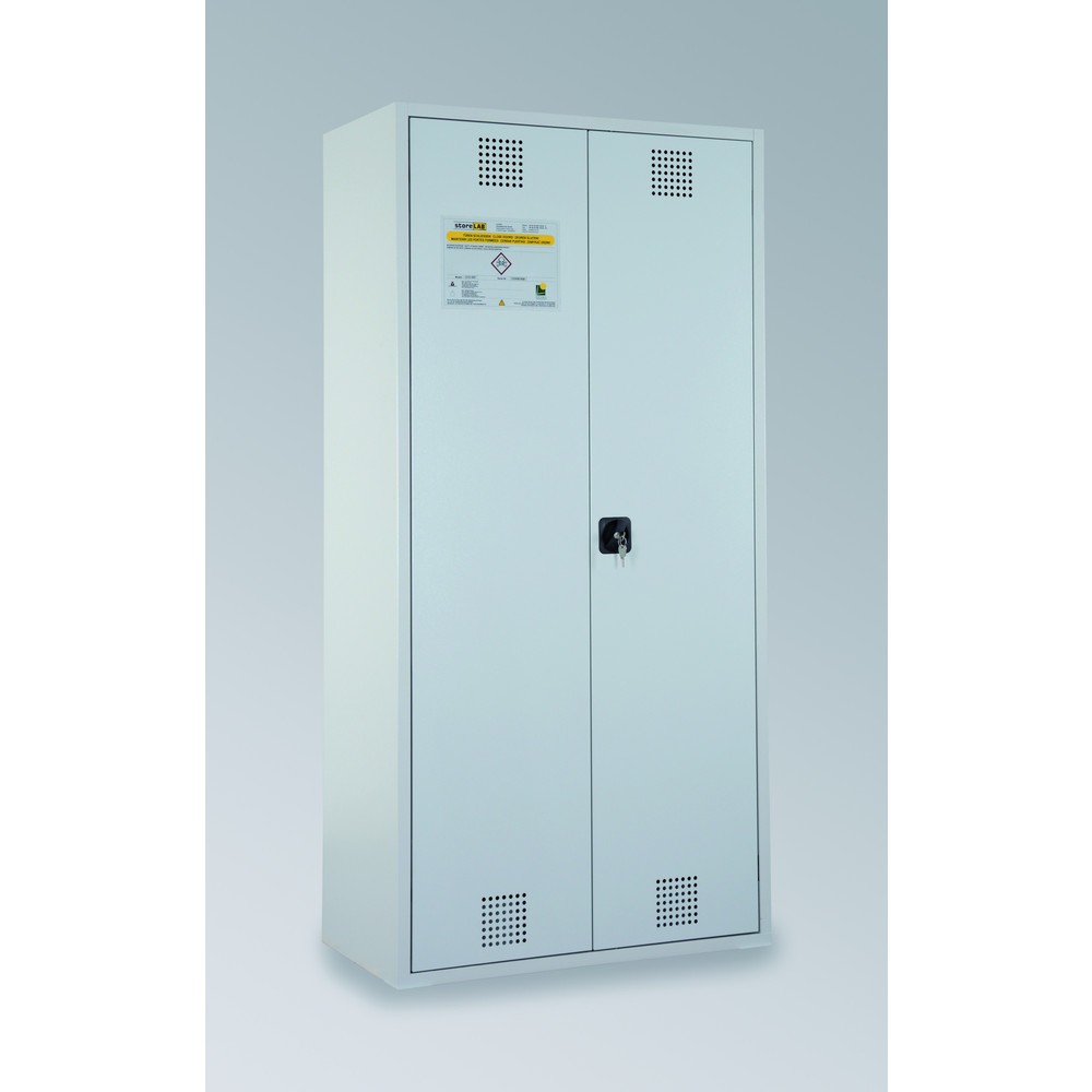 Produktabbildung Nr. 2: storeLAB Chemikalienschrank CHS 950, HxBxT 1950 x 950 x 500 mm, RAL 7035 lichtgrau, RAL 7035 lichtgrau