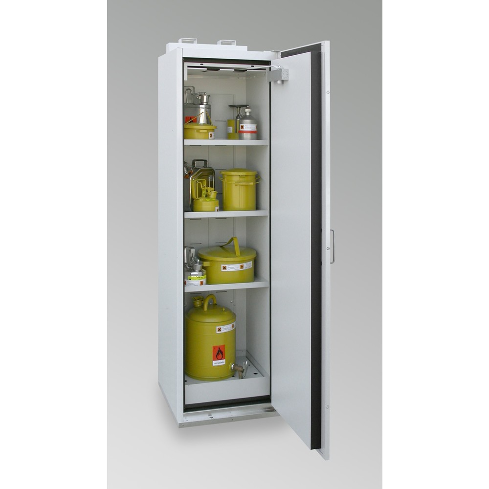 Produktabbildung: storeLAB Sicherheitsschrank SiS Typ 90 / 600, HxBxT 1935 x 595 x 598 mm, RAL 7035 lichtgrau, RAL 7035 lichtgrau