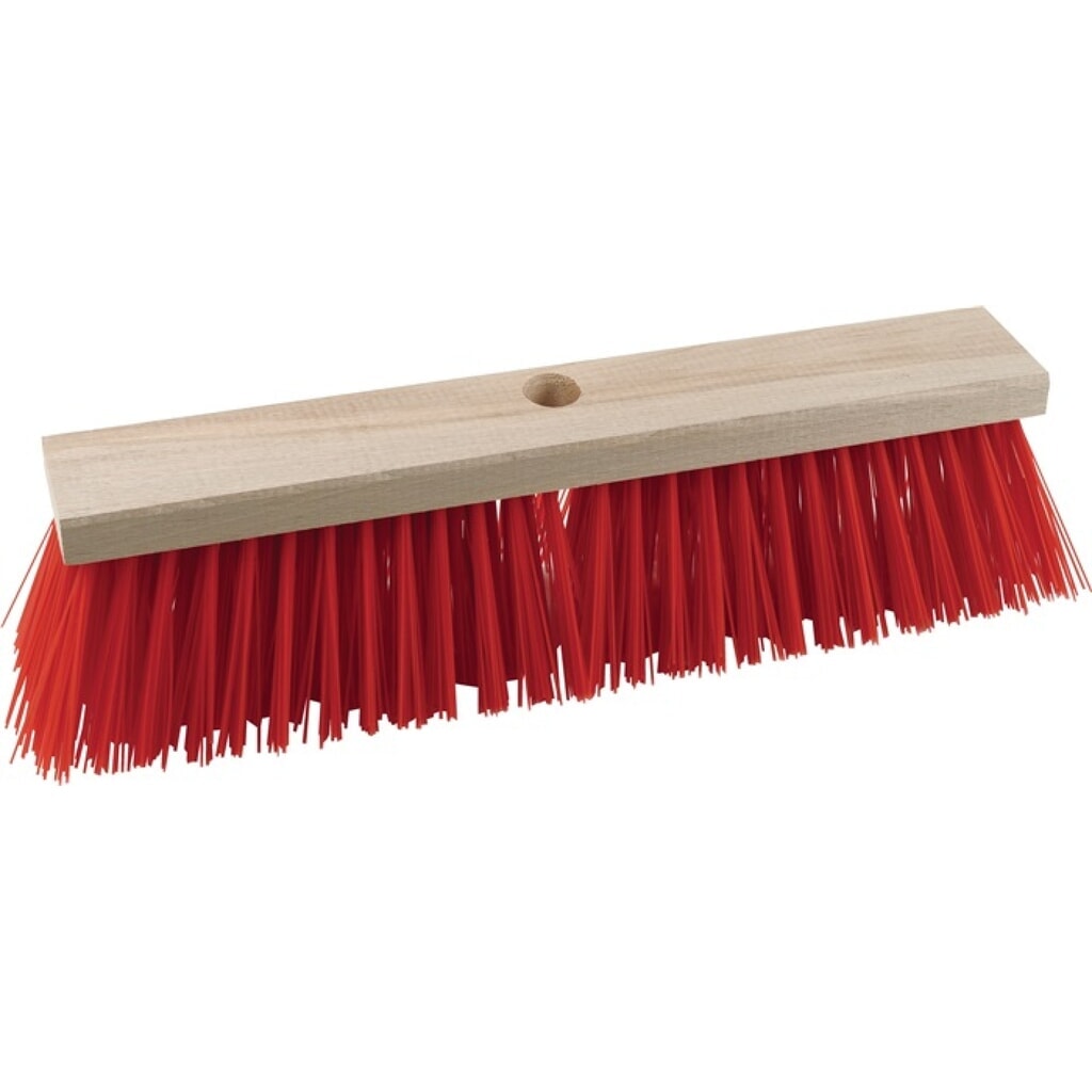 Produktabbildung: Straßenbesen Elaston L.400mm m.Stielloch Flachholz