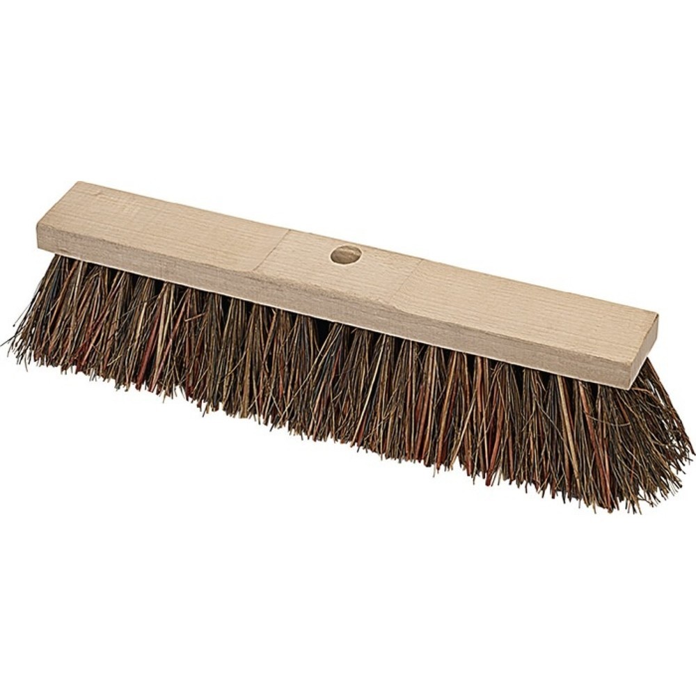 Produktabbildung: Straßenbesen Piassava L.400mm m.Stielloch Flachholz