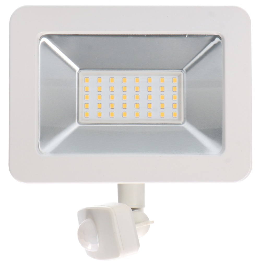 Produktabbildung Nr. 8: Strahler - 30W 3300lm 4000K IP44 Sensor - Sanan LED - weiß
