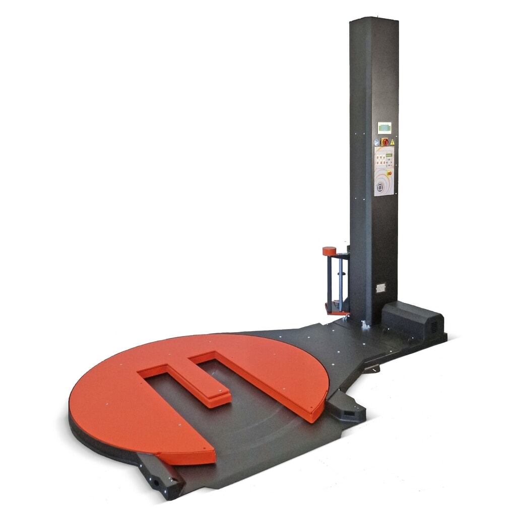 Produktabbildung: Palettenwickler HSD VOLTA-T+ mit integrierter Waage "FM", mit Magnetfeldbremse, Wickelhöhe 2.500 mm
