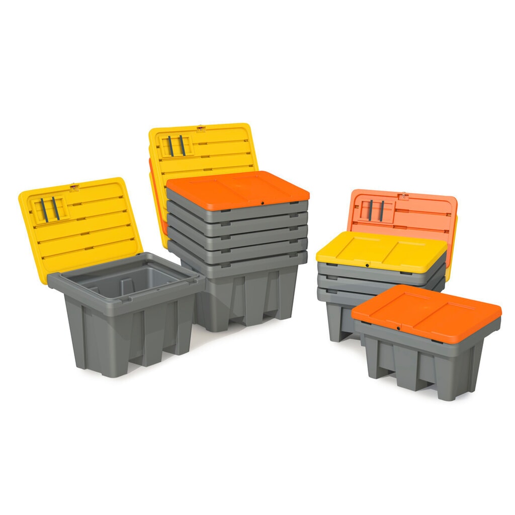 Produktabbildung Nr. 4: Streugutbehälter GB 300, grau/orange, 300 Liter