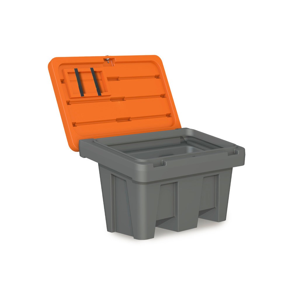 Produktabbildung Nr. 5: Streugutbehälter GB 200, grau/orange, 150 Liter