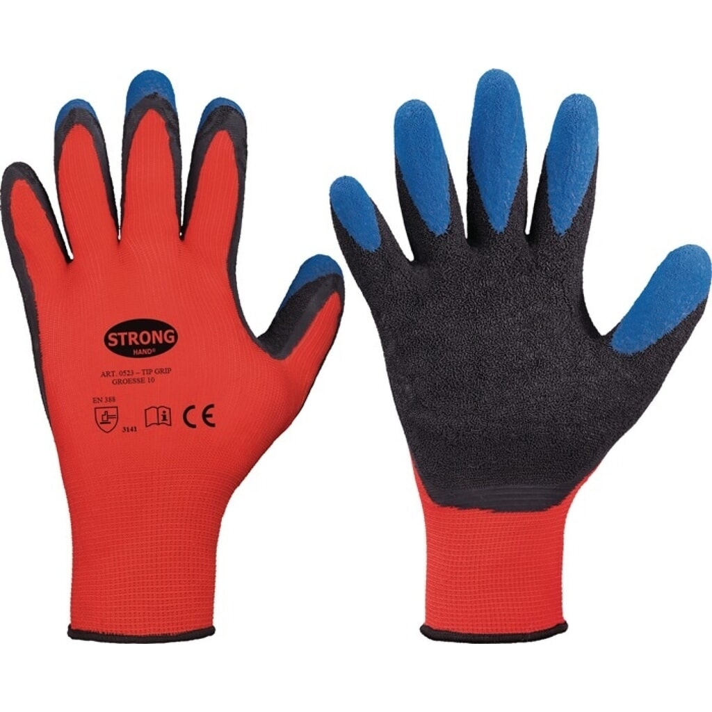 STRONGHAND Handschuhe Tip Grip Gr.10 Produktabbildung: STRONGHAND Handschuhe Tip Grip Gr.10