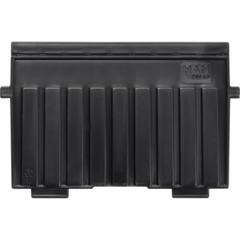 Produktabbildung Nr. 1: HAN Stützplatte 9026-13 DIN A6 quer Polystyrol schwarz