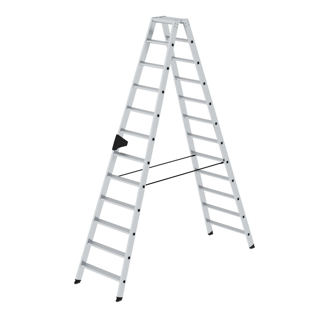 Produktabbildung Nr. 1: Stufen-Stehleiter beidseitig begehbar 2x12 Stufen