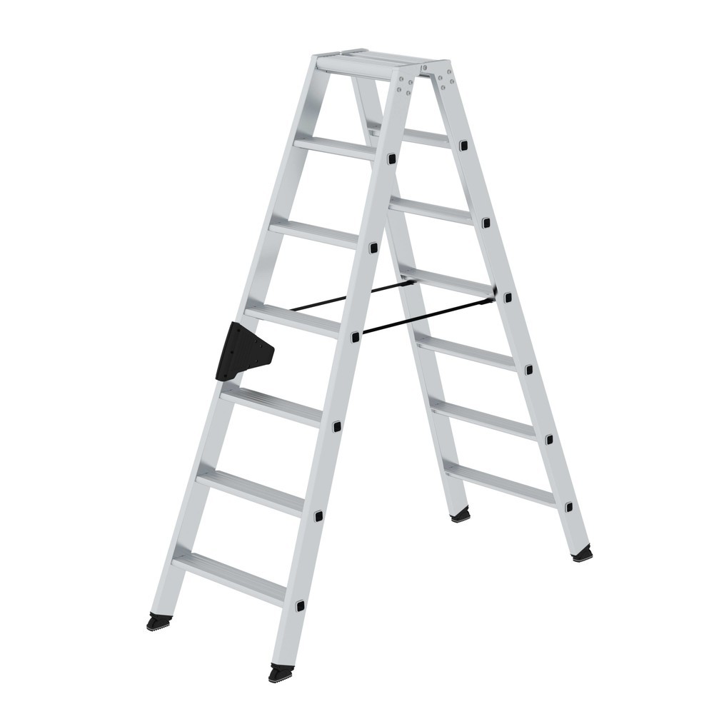 Produktabbildung Nr. 1: Stufen-Stehleiter beidseitig begehbar 2x7 Stufen