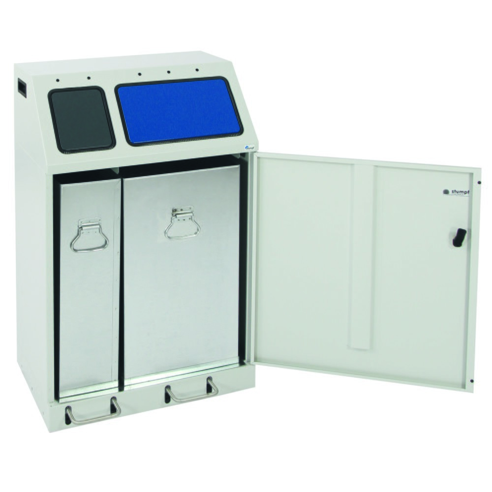 Produktabbildung Nr. 3: stumpf® kompakter Wertstoffsammler mit Fußhebel, 1 x 30, 1 x 60 l