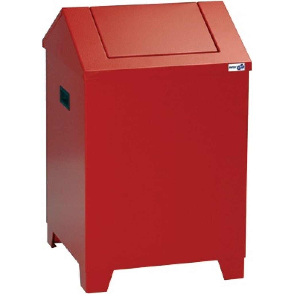 Produktabbildung Nr. 1: stumpf® STUMPF Putzwollkasten H680xB400xT400mm Geh.feuerrot/Klappe feuerrot Stahlbl