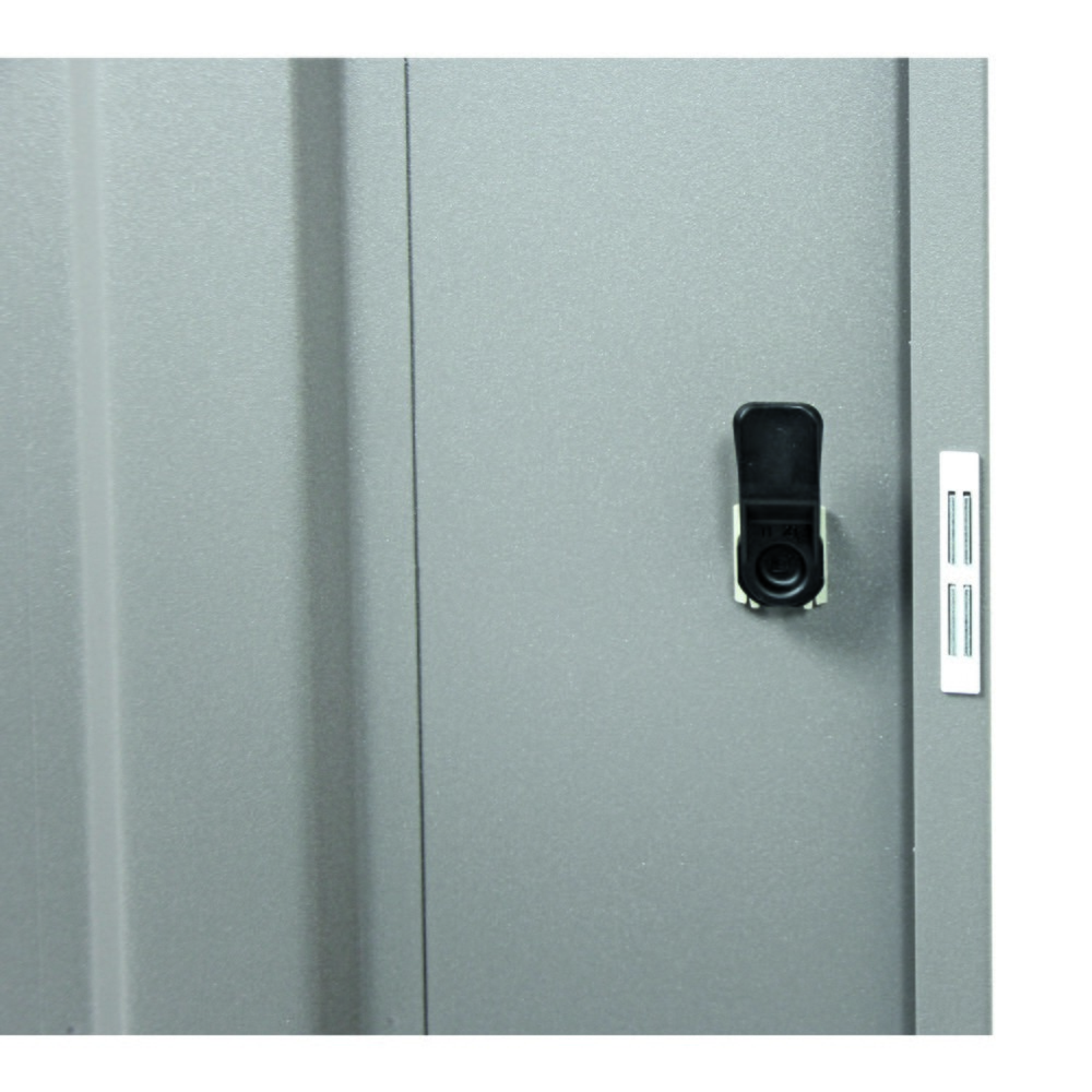 Produktabbildung Nr. 3: stumpf® Wertstoffsammler, mit Abfallsackhalter, Stahlblech, verzinkt, 45 Liter, graualuminium