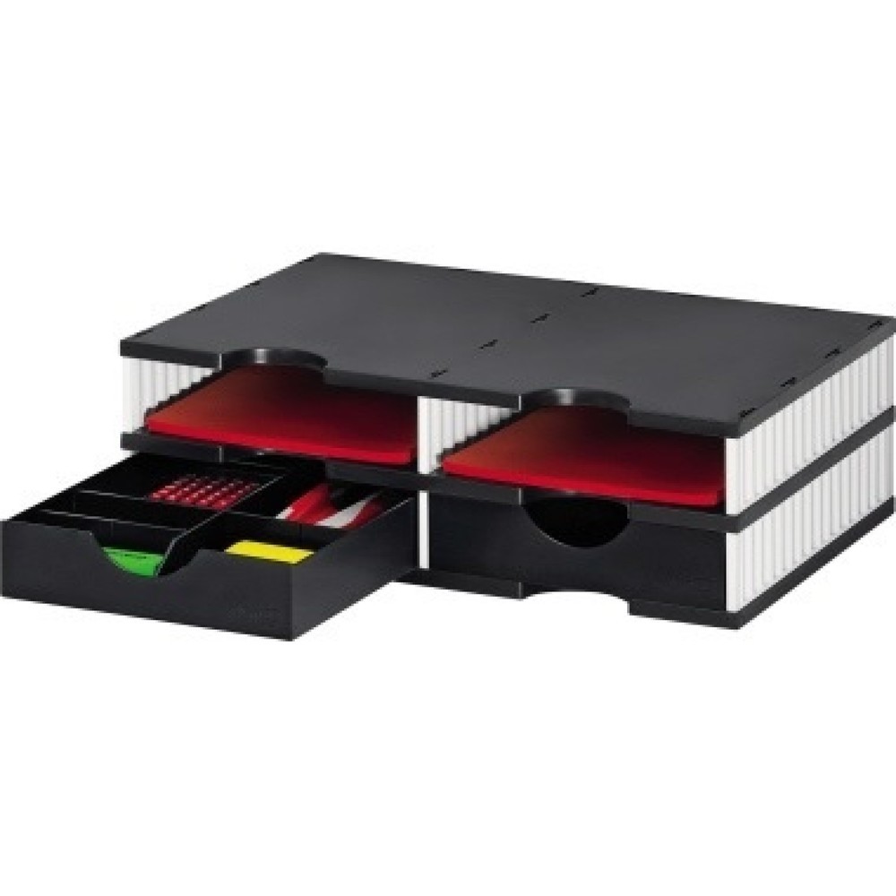 Produktabbildung: styro Grundeinheit styrodoc duo 268-0202.0995S 4Fä./2Sch. ws/sw/sw