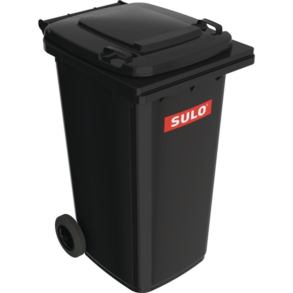 Produktabbildung: SULO Müllgroßbehälter, fahrbar, nach EN 840, 240 l HDPE anthrazitgrau