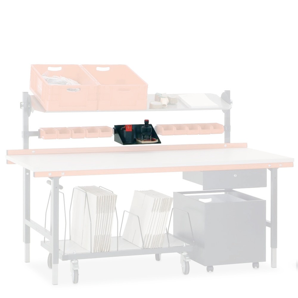 Imagen del producto: Bandeja multifunción para mesa de embalaje Rocholz, Al x An x F 130 x 315 x 240 mm