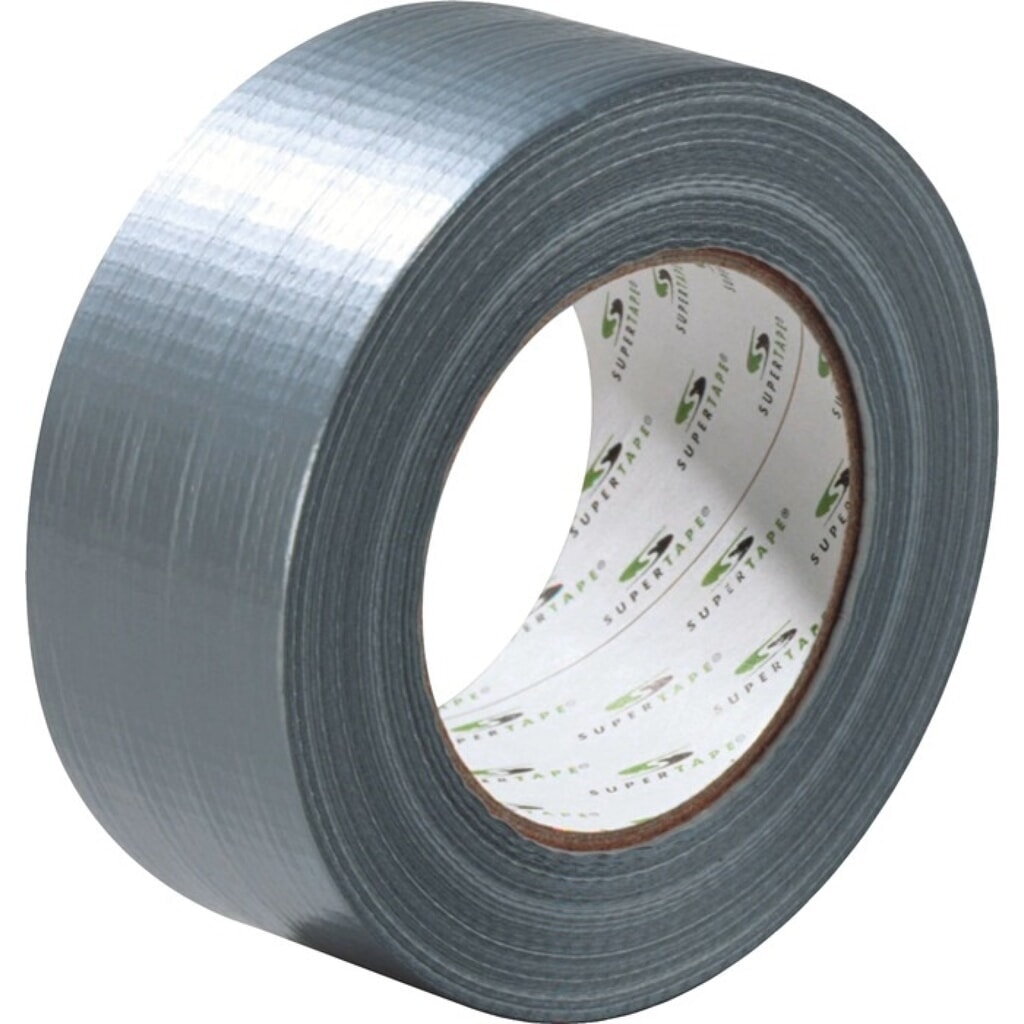 SUPERTAPE Gewebeband SuperDuct ST311, Länge 50 m Breite 48 mm, silber-grau, Rolle Produktabbildung: SUPERTAPE Gewebeband SuperDuct ST311, Länge 50 m Breite 48 mm, silber-grau, Rolle