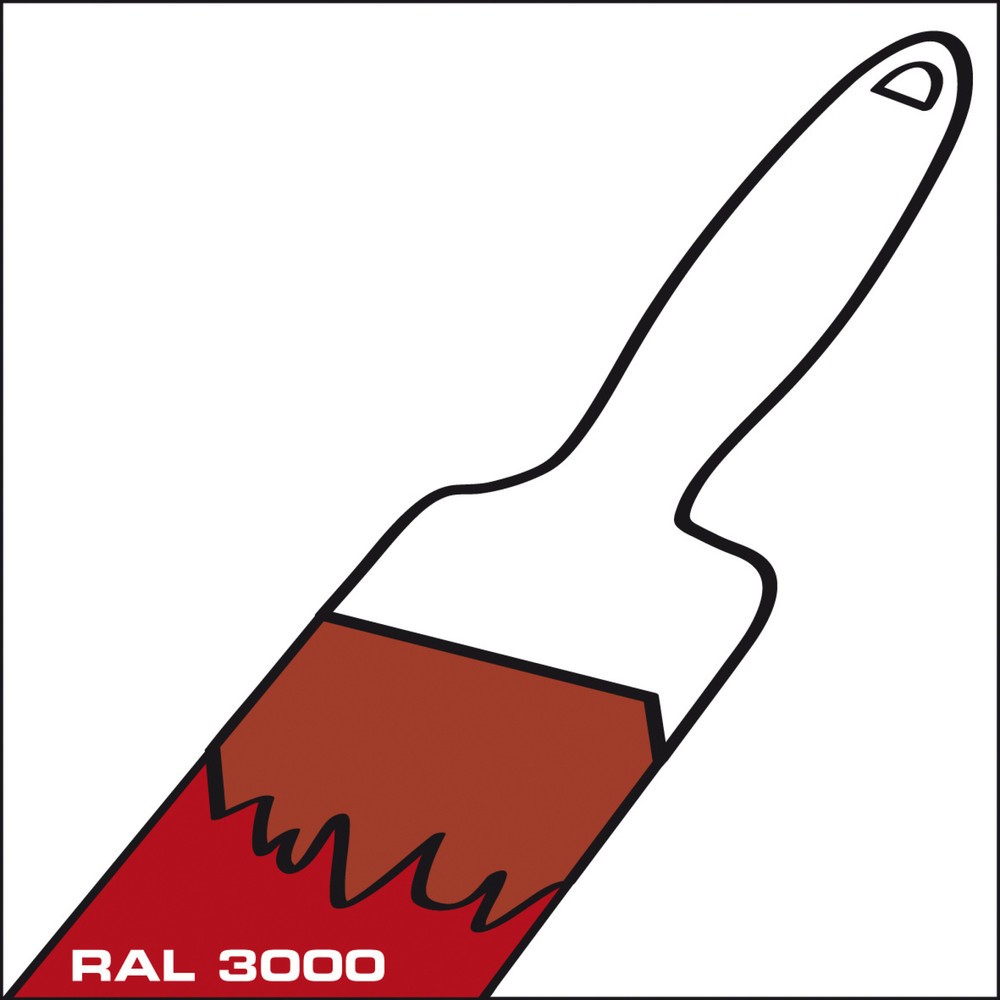 Illustration du produit: Supplément peinture parois extérieures pour conteneur écologique, HxlxP 2 300 x 3 050 x 4 340 mm, rouge feu