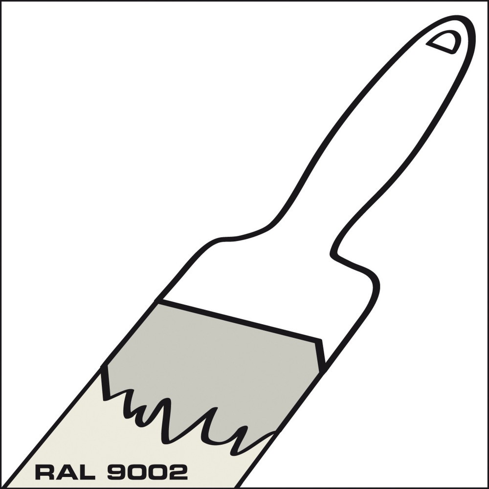 Illustration du produit: Supplément peinture parois extérieures pour conteneur écologique, HxlxP 2 300 x 3 050 x 4 340 mm, blanc gris