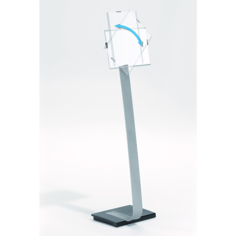 N° de l'image du produit 3 : Support au sol DURABLE Info Sign avec tableau en aluminium, DIN A4