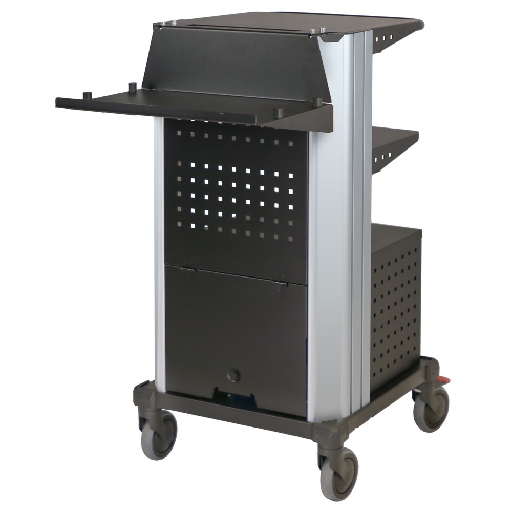 N° de l'image du produit 2 : Support d’imprimante pour poste de travail mobile WMD Jungheinrich, face arrière 520 x 400 mm