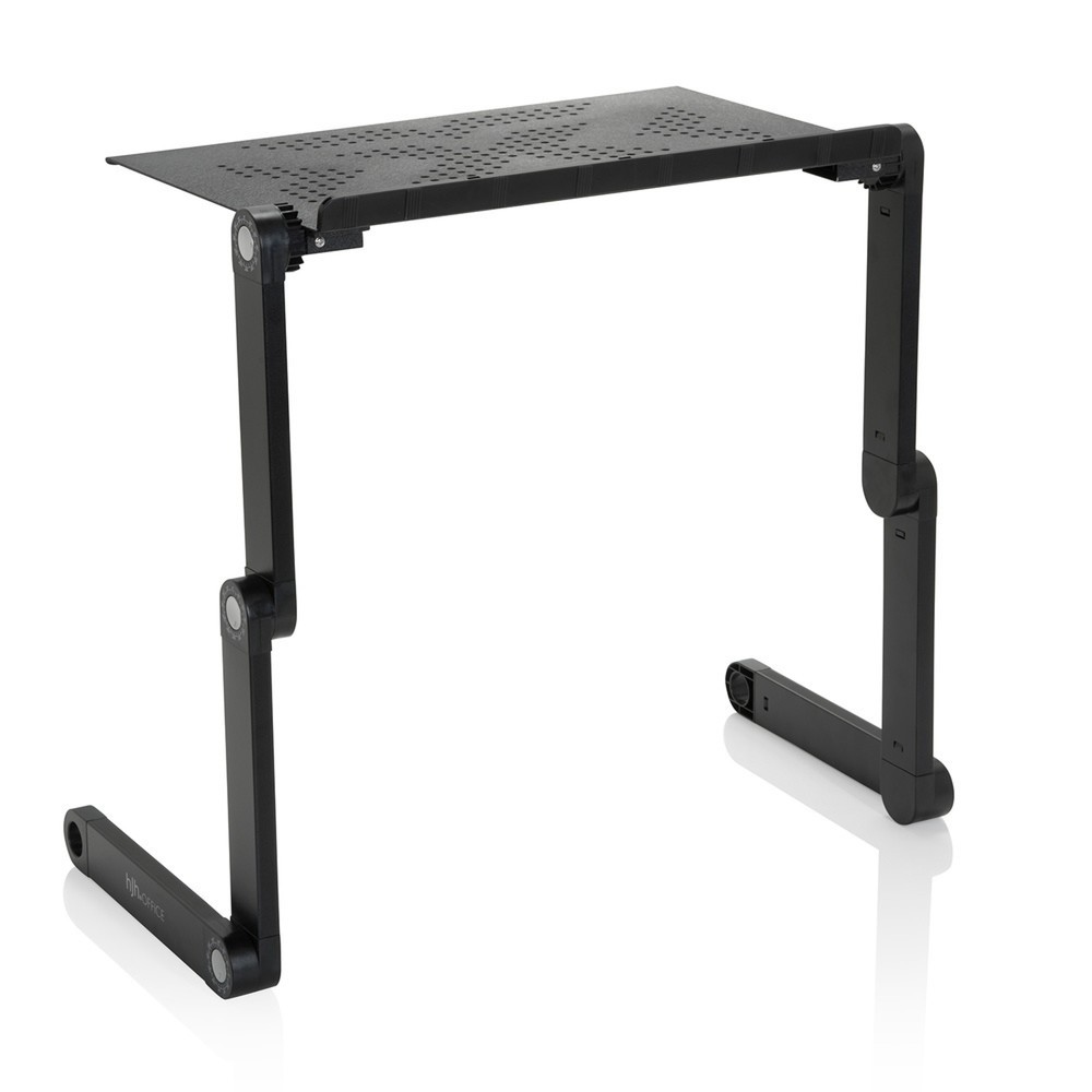 N° de l'image du produit 2 : Support de bureau assis/debout hjh OFFICE VM-SA II rabattable aluminium, noir