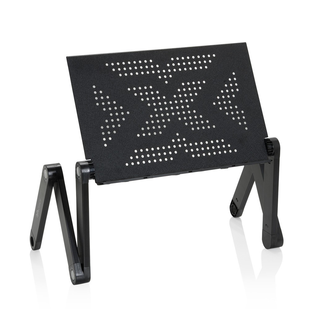 N° de l'image du produit 3 : Support de bureau assis/debout hjh OFFICE VM-SA II rabattable aluminium, noir