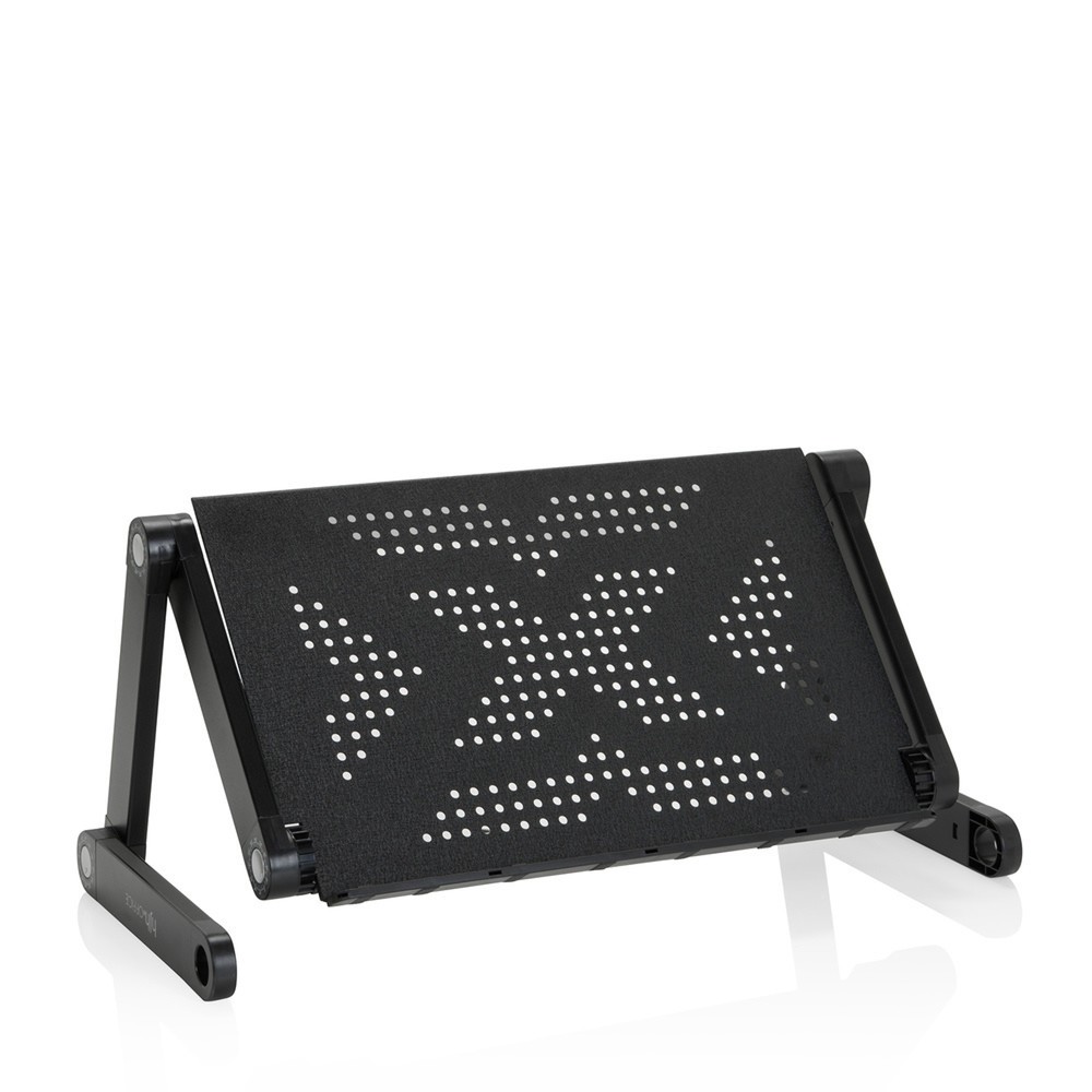 N° de l'image du produit 6 : Support de bureau assis/debout hjh OFFICE VM-SA II rabattable aluminium, noir