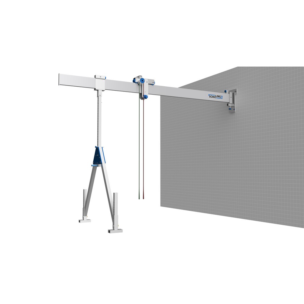 N° de l'image du produit 2 : Support mural pour portique en aluminium, stationnaire : petit et moyen