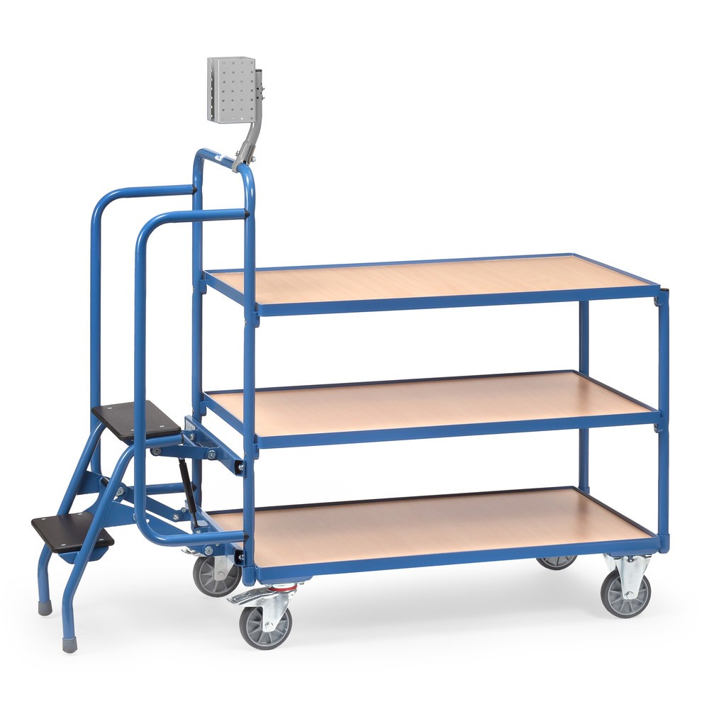 N° de l'image du produit 5 : Support pour lecteur de codes barres pour chariot de préparation des commandes de fetra®, HxlxP 150 x 120 x 87 mm