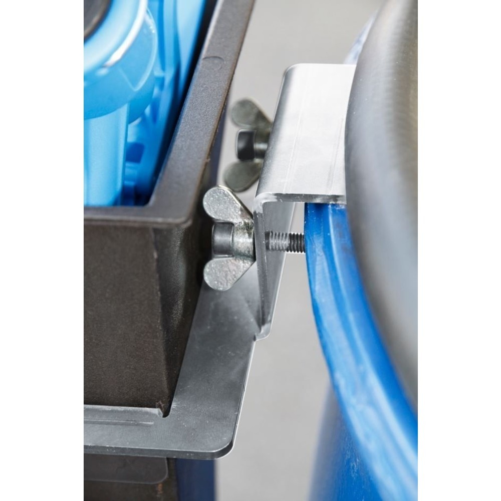 N° de l'image du produit 4 : Support pour pistolet CEMO pour fûts, avec vis de serrage et égouttoir