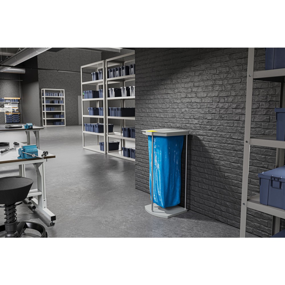 N° de l'image du produit 5 : Support pour sac poubelle Hailo ProfiLine MSS XXXL pour sacs de 1x 120 litres, fixe