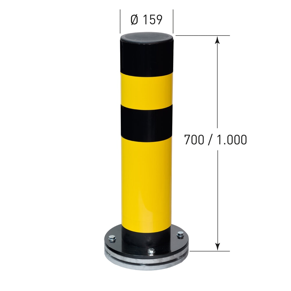 Product image no. 4: MORAVIA Swing rotating impact protection bollard, indoor use, HxØ 700 x 159 mm