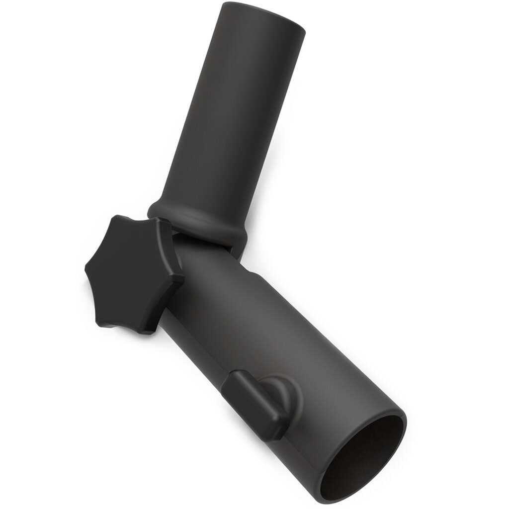 Drehgelenk - 90° - black Produktabbildung: Drehgelenk - 90° - black